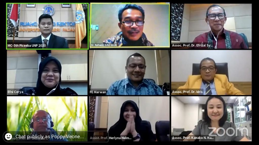 Hadir di PICEEBA 2020 FE UNP, Ahli Bahas Resesi Ekonomi  di Tengah Pandemi Covid-19