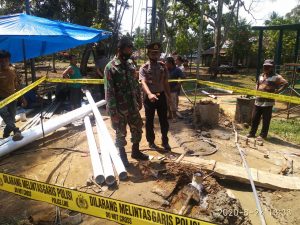 Ini Kata Polsek Ranah Pesisir Terkait Semburan Gas dan Api dari Sumur Bor Pamsimas di Kampung Ampalu