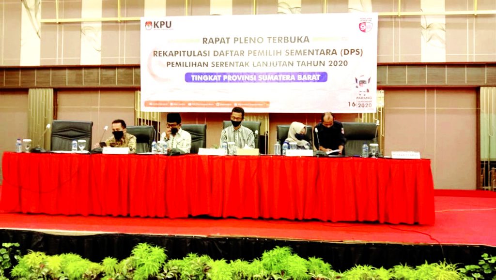 DPS Pilkada Sumbar Menyusut Puluhan Ribu