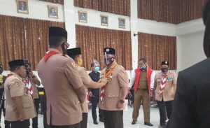 Tujuh Anggota Dewasa Pramuka Kota Padang Terima Penghargaan