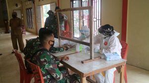 Sebelum TMMD, 150 Anggota Kodim 0311/Pessel Rapid Test