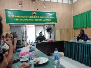 Silaturahim dengan Jurnalis, Dandim 0311 Pessel: TMMD Dilanjutkan