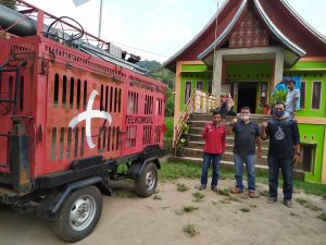 Pembangunan Menara Telkomsel di Nagari GMS Surantih Dikebut