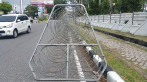 Begini Suasana Terkini Gedung DPRD Sumbar Jelang Demo Tolak UU Omnibus Law