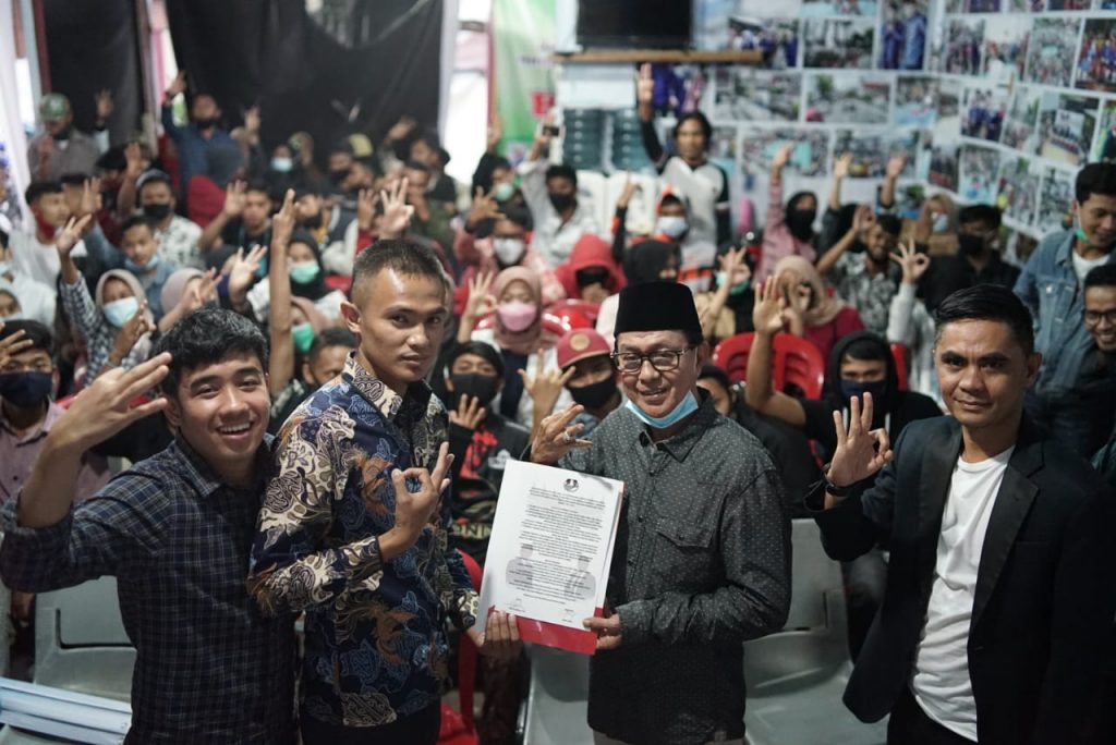 Generasi Muda Bukittinggi Solid Dukung Irwandi-David