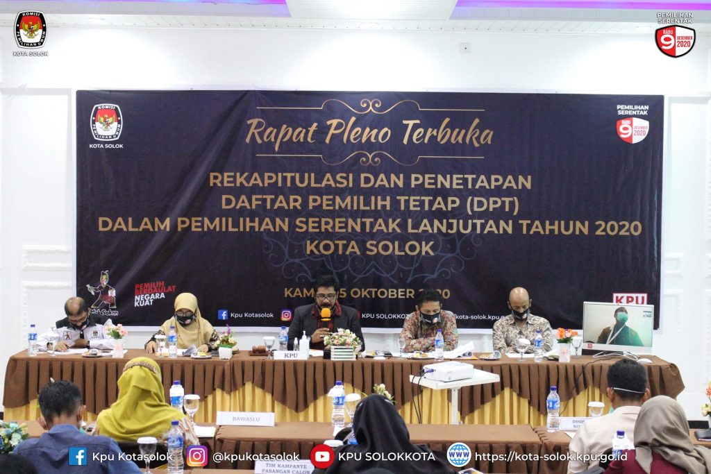 DPT Kota Solok Ditetapkan, 1 TPS Ada di Lapas