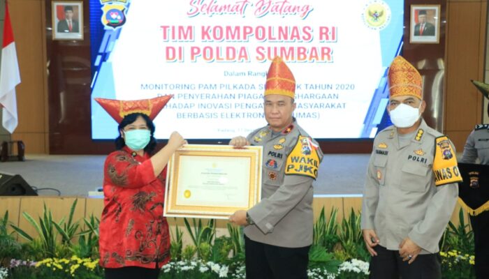 Pilkada Berjalan Aman, Kompolnas Beri Penghargaan untuk Polda Sumbar