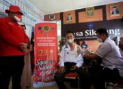 BINDA Sumbar Launching Dosis Booster di Kota Sawahlunto, Suntik Kepala Desa Hingga Ketua Pengurus Masjid
