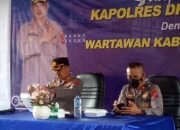 Bertemu Insan Pers, Kapolres Dharmasraya :  Bakal Ada Program Hallo Kapolres
