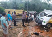 Kecelakaan Beruntun Terjadi di Jalinsum Dharmasraya Hingga Makan Korban