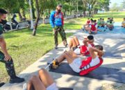 Casis Tamtama Gel I Panda Lanud Sut Laksanakan Tes Samapta