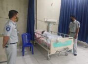 Jasa Raharja Solok Santuni Korban Kecelakaan Beruntun di Dharmasraya