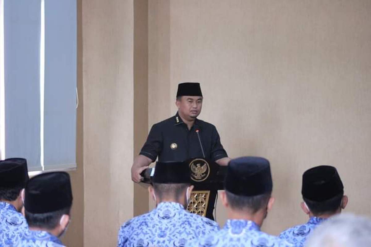 bupati dharmasraya lantik pejabat