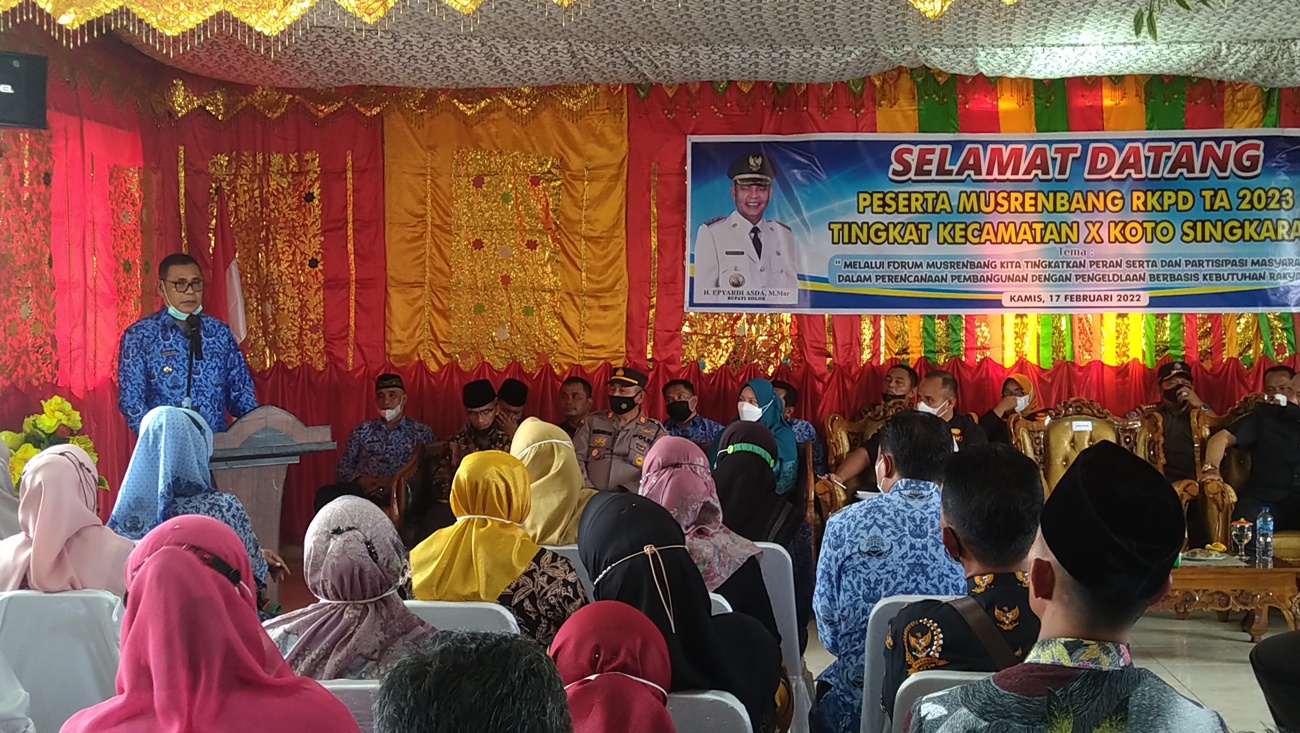 Anggaran Kecamatan X Koto Singkarak