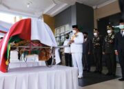 Ribuan Warga Lepas Jenazah Wakil Bupati Dharmasraya Dasril Panin Datuak Labuan