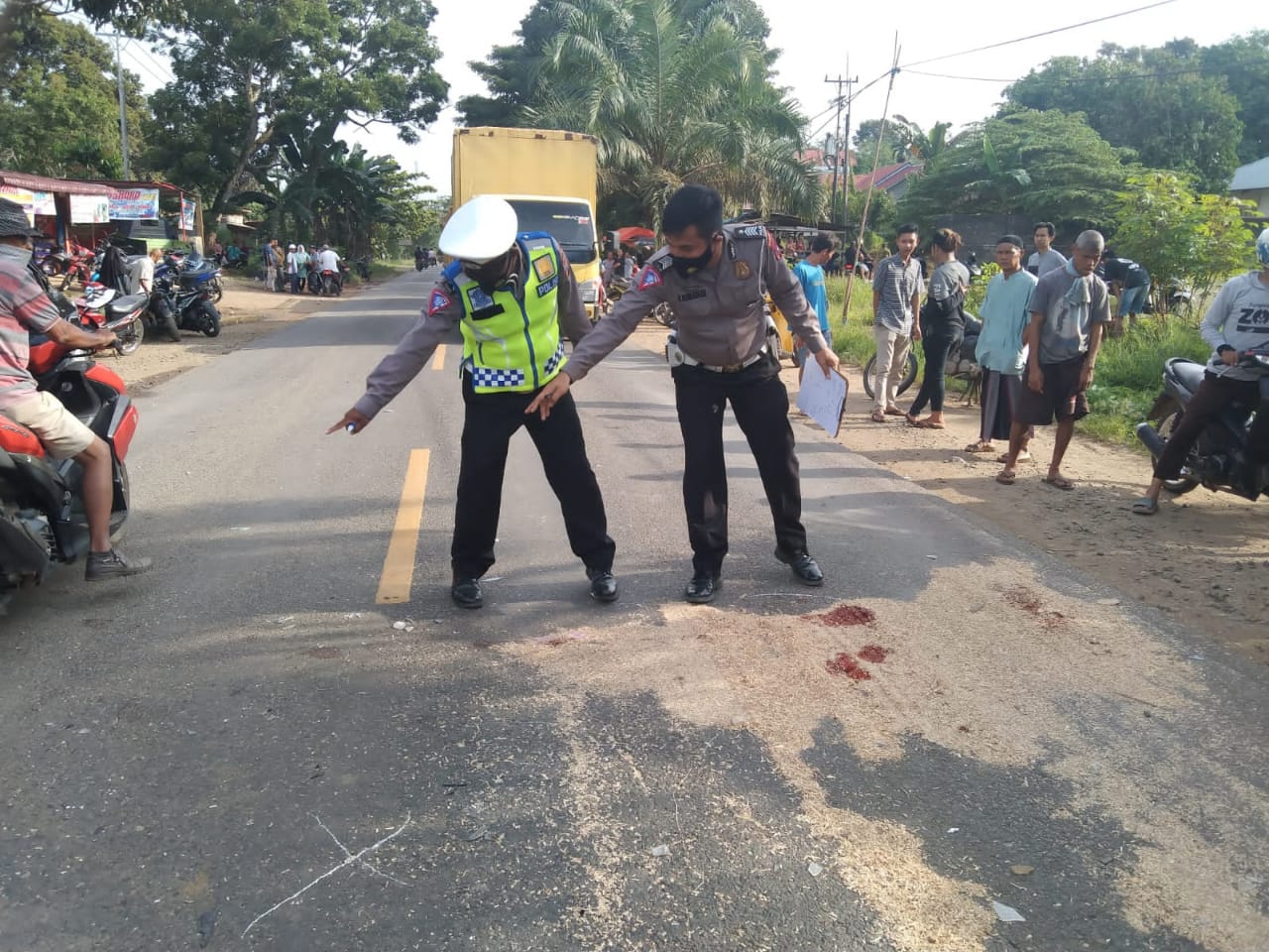 kecelakaan dharmasraya tewas