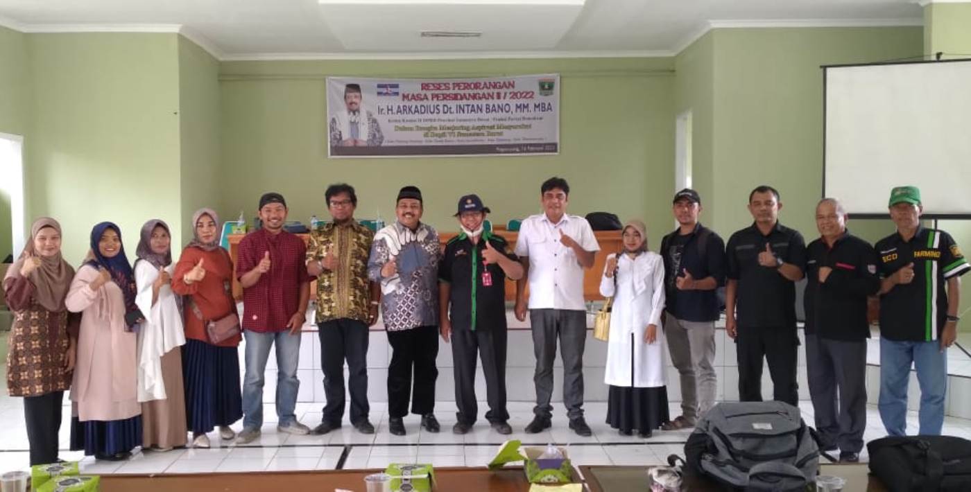 dprd sumbar arkadius tanah datar