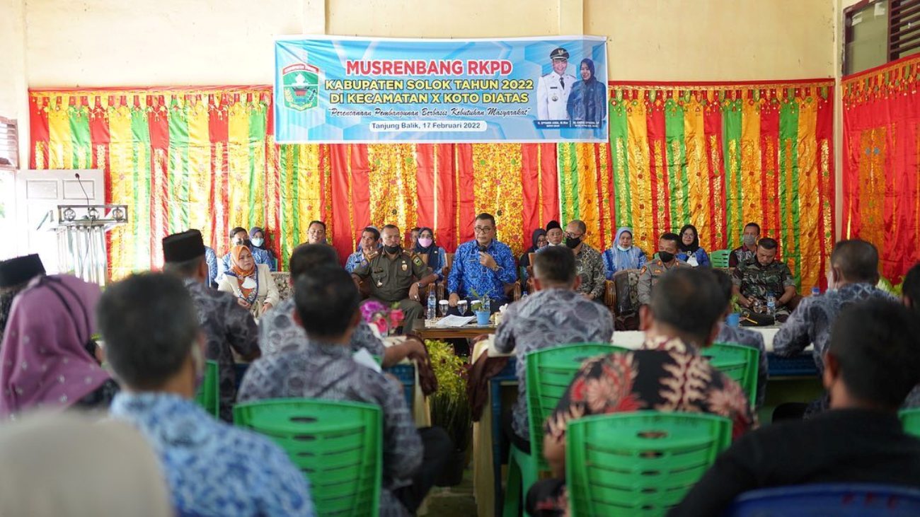 bupati solok anggaran masyarakat