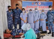Lanud Sutan Sjahrir Gelar Donor Darah dalam Rangka Peringatan HUT TNI AU ke-76