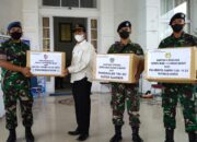 Bantuan Lanud Sutan Sjahrir Diterima Wakil Bupati Pasaman Barat