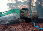 Oknum Petinggi DPRD Pessel Disebut Sebagai Pemilik Alat Berat yang Terbakar di Kawasan HPK