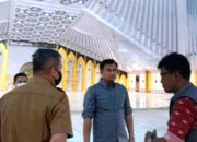 Jalinsum Depan Masjid Agung Dharmasraya Dibangun Dua Jalur