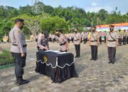 Polres Sawahlunto Gelar Sertijab Wakapolres, Kabagops dan Kasat Narkoba