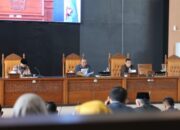 Sidang Paripurna Tentang Pendapat Akhir Bupati Dalam Rangka Penetapan Tiga Ranperda
