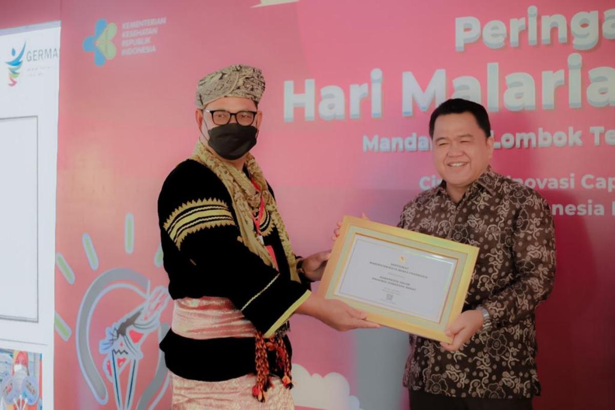 bupati solok penghargaan kemenkes