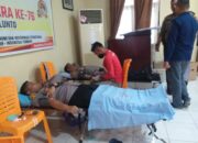 Sambut HUT ke-76 Bhayangkara, Polres Sawahlunto Gelar Donor Darah