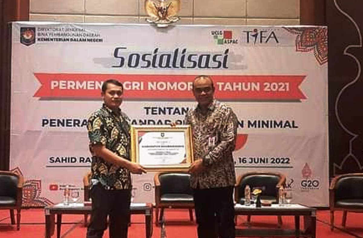 dharmasraya peringkat 2 berkinerja terbaik