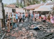Si Jago Merah Kembali Mengamuk di Pessel, Satu Unit Rumah Milik Warga Lengayang Rata Dengan Tanah