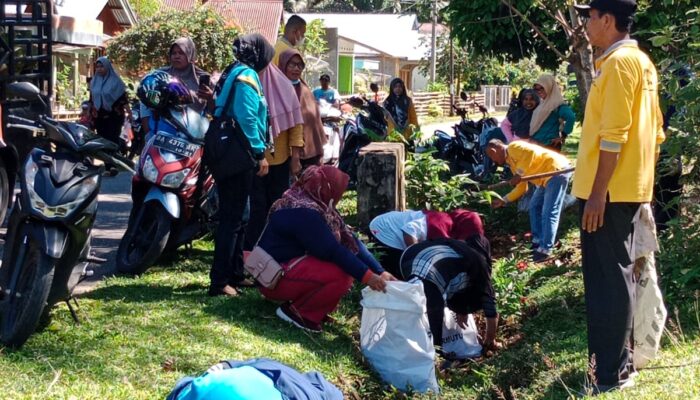 Cegah Penularan DBD, Pemerintah Nagari Koto VIII Pelangai Laksanakan Goro Bersama