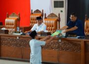 Bupati Hadiri Rapat Paripurna DPRD, Fraksi Beri Pandangan Ranperda APBD-P 2022