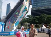 Nevi Zuairina Hadir di Pembukaan Kejuaraan Dunia Panjat Tebing