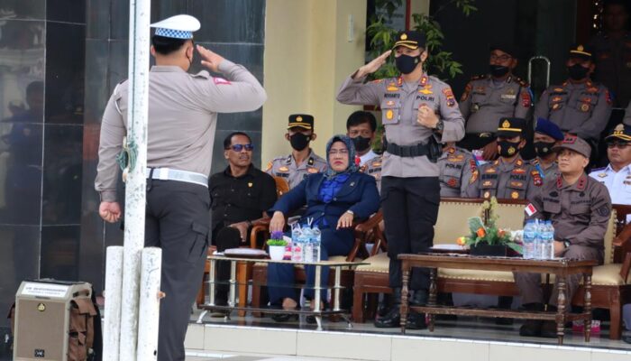 Kapolres Pessel Pimpin Apel Pasukan Operasi Zebra Langkisau 2022