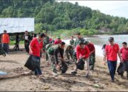 Tim Satgas TMMD Bersih-bersih Pantai Sungai Nipah Pessel 
