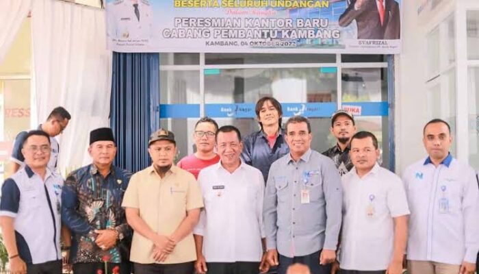 Bank Nagari Painan Resmikan Kantor Baru Cabang Pembantu Kambang