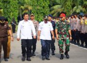 Sutan Riska Pimpin Apel Gelar Pasukan Pengamanan Pilwana Serentak di 43 Nagari se-Dharmasraya