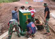 Tugu TMMD Ke-115 Pessel Bakal Berdiri Kokoh di Nagari Painan Selatan