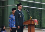 Wali Kota Erman Safar, Irup Upacara Peringatan HUT Korpri dan PGRI Tahun 2022