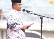 Sutan Riska jadi Pembina Upacara HUT PGRI ke-77 di Kabupaten Dharmasraya