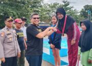 Helwi Pernanda, Pelajar SD 05 Pulau Punjuang Dinobatkan Sebagai Perenang Terbaik Tingkat SD se-Dharmasraya