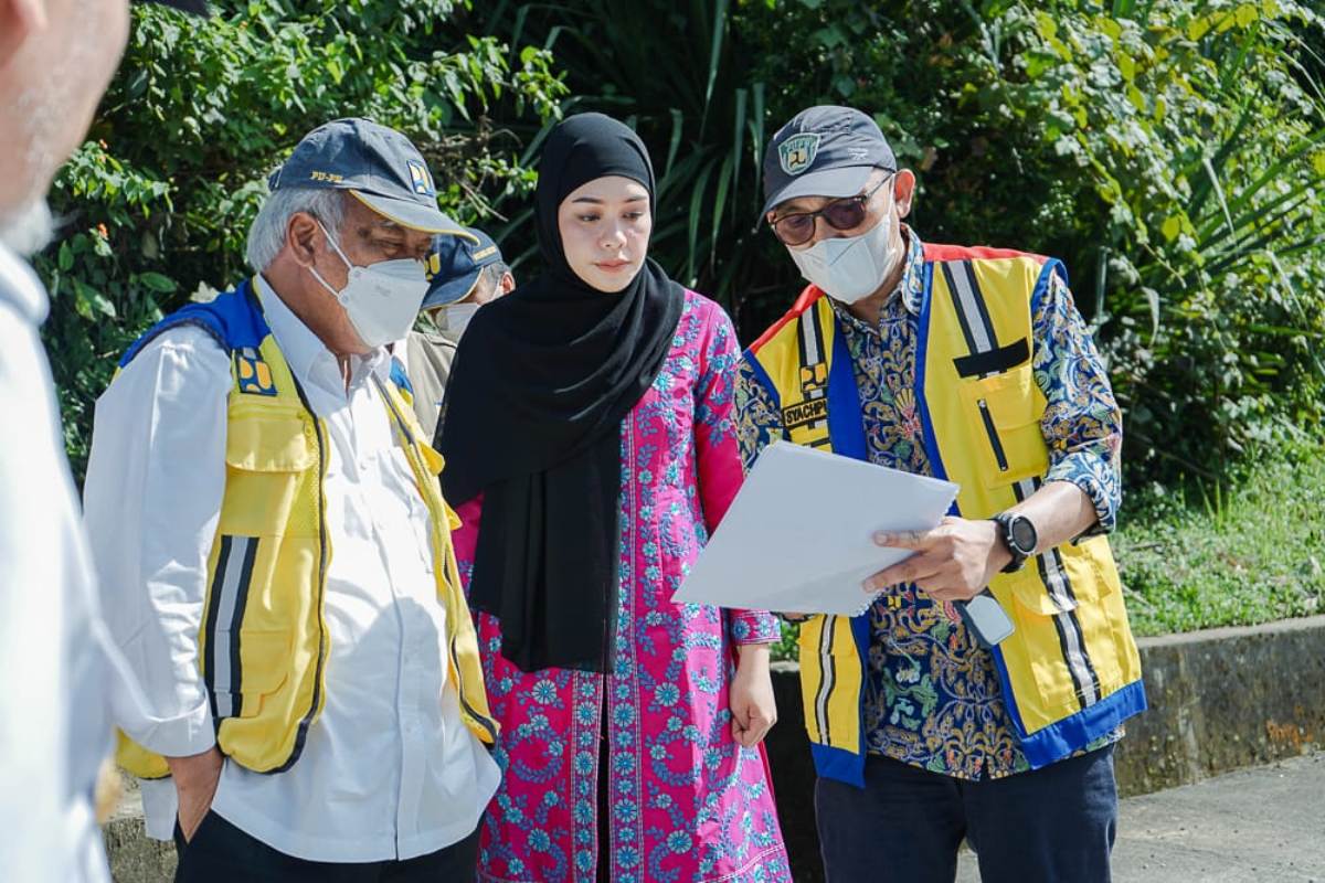 athari gauthi ardi fly over sitinjau lauik
