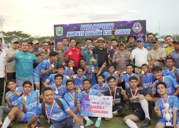 Gunung Talang Juara Bupati Solok Cup 2022