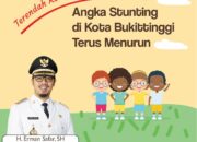 Stunting Bukittinggi Terendah Kedua di Sumbar 