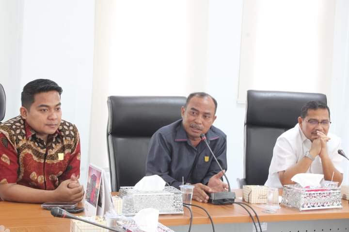 dprd dharmasraya pisah sambut sekwan