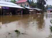 Hujan Deras Mengakibatkan Banjir di Sejumlah Nagari di Dharmasraya