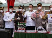 Musnahkan Barang Bukti di Kejari, Bupati Solok: Dukung Aparat Berantas Narkoba