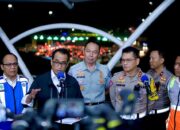 Rivan A. Purwantono, Menteri Perhubungan, Kakorlantas Polri dan Jasa Raharja Amankan Mudik di Km 70 Tol Cikarang Utama